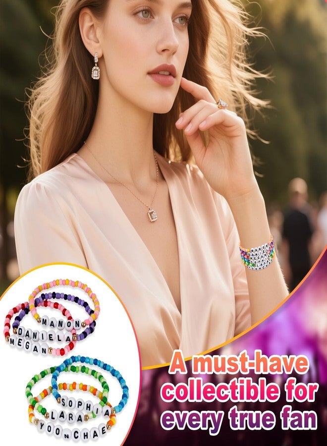 KINFERTE for Katseye Merch Bracelet for Fans - Friendship Jewelry Gift Set(6 Pack) | Birthday Gifts, Concert Accessories, Cosplay Merchandise for Katseye - Image 4